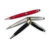 Promotional metal ballpoint pen usb memory usb pen drive with stylus pen