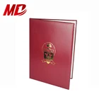 Custom Leather Graduation Folder With Foil stamping
