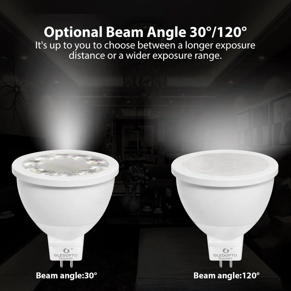 GLEDOPTO Zigbee bridge Smart lighting 4W MR16 RGBCCT LED Spotlight Bulb compatible With Amazon alexa - ANKUX.COM
