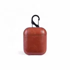 High quality PU shockproof drop resistance bag leather case cover for Apple Airpod