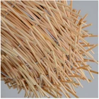 circle bird nest design modern LED rattan wood pendant light