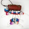 Wholesale Stock Small Order Plush Cell Phone Pendant Mouse Fur Keychain kids toys