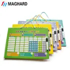 Learning educational toys weekly timetable planning chart magnetic time table board