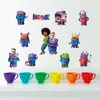 Colorcasa DIY wall sticker 3d monster and home wallstickers in china best selling decor(1447)