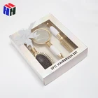 Professional hairbrush set with 3pcs type comb