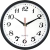 9 inch modern brief and clear promotional plastic wall clock home decoration