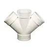 CHINA PVC Y TEE Fittings for Drainage Water DWV ASTM 2665 Standard