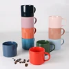 Wholesale Color Glazed Ceramic Mug Custom Blank Coffee Mug