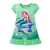 summer girls dresses Elsa Anna Mermaid Sofia kids pajamas polyester nightgowns sleepwear clothes 3 4 5 6 7 8 9 years