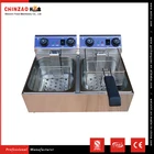 CHINZAO Alibaba Wholesale Products Double Inner Pot Electric Heating Tube Deep Fryer From Malaysia