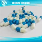 Bulk gelatin capsule 00 colors and vigorous blue and white capsules