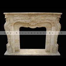 Venta al por mayor chimeneas de madera talladas a mano-Compre online