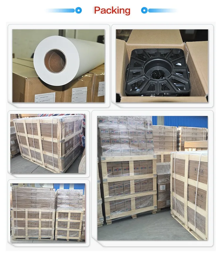 44''(111.8cm) 63'' (160cm) fast dry sublimation paper / tacky sublimation paper roll 100gsm