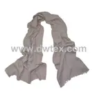 Cashmere plain solid color woven long scarf for womens