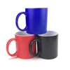 factory wholesale whole color change magic custom semi-sanding coating cup sublimation mug