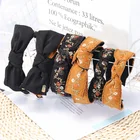 C47 New Design Hairband Colorful Elastic Head Wrap Women Custom Headband Twisted Knotted Hair Band For Girls