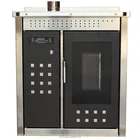 Cast Iron Wood Cook Stove 21kw Wood Pellet Cooking Stove Smokeless Wood Burner