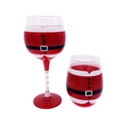 christmas hand blow 550ml classic wine glass