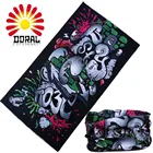 Multifunctional Seamless Tube Black And Yellow Bandana For Men