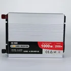 honghui black inverter dc to ac 1.5kw surge 3kw power inverter hi 2000
