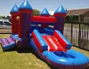 Chinese factory inflatable bouncy castle with water slide