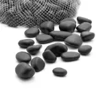 Decorative Polished Black Garden Pebbles for Sale