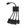 4 In 1 Micro USB Power Charging Host OTG Hub Adapter Charge Cable Universal New
