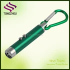 Laser pointer led keychain/keychain torch/keychain led light with carabiner