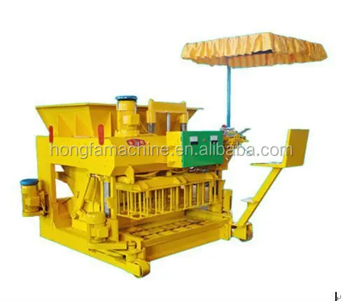 Looking for mobile brick machine in China professional moveable hollow brick machine in Africa Nigeria moving style brick maker