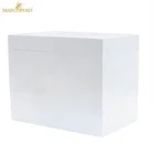 China Manufacturer White 5 Layers Acrylic False Eyelash Retail Display Stand With Lid