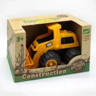 13.5" Big Dump Truck Kids Free-wheel Toy Bulldozers Model