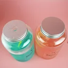 Best selling 2019 PET thai tea bubble milk fruit juce 500ML juice plastic beverage bottles
