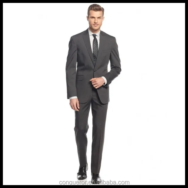 grey striped suit