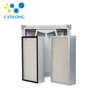 International standard aluminum case glass fiber h10 h11 h12 h13 efficiency clean room hepa filter