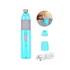 High Quality Rechargeable Painless Grooming Trimmers Nail Clippers Pet Dog Electric Nail Grinder With Usb Charging