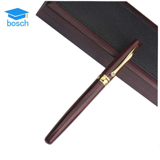 roller ball pen with leather case pen set gift box for souvenir
