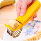 Manual Stainless Steel Salad Fruit and Vegetable Cucumber Sausage Banana Chips Cutter Slicer