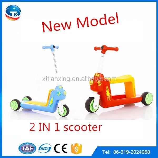 2016新しいモデル安い価格3輪セルフバランシング子供足キックスクーター/3 in1childキッズおもちゃプロ3ホイールミニミルコスクーター仕入れ・メーカー・工場