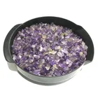 3mm~6mm Natural Mineral Amethyst Rough Stone Quartz Healing Amethyst Gravel Tumbled Crystal