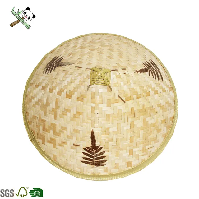 jxz-a0073 hot-selling 100% bamboo conical hat cheap unisex sun