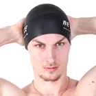 Hot Selling Newest Design Silicone Material Adult 3D Swim Cap (CAP-1400)