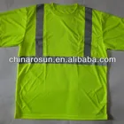 Heat transfer reflective T Shirt ANSI/EN471 safety t shirt designs
