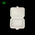 eco friendly microwave disposable food containers compostable food container food packaging for restaurant