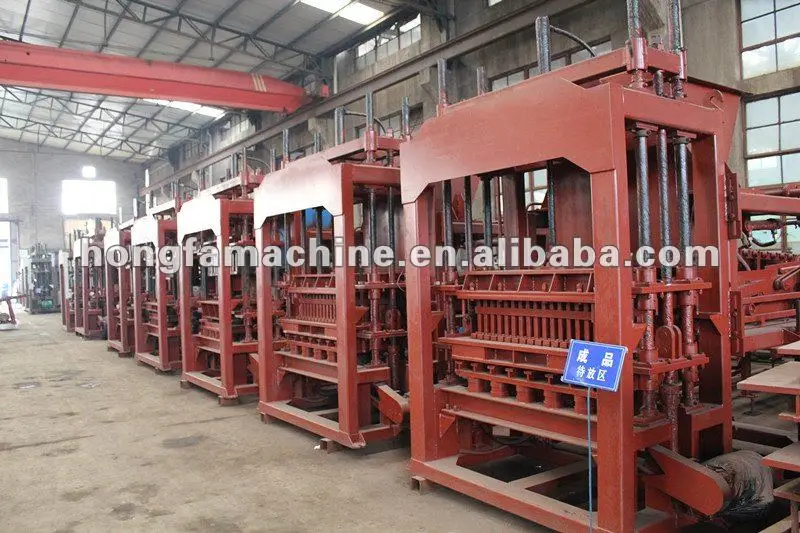 QT4-25C Automatic Smoothing Concrete Block Making Machine Complete Production Line With Medium Stacker