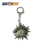 New arrival wholesale custom part enamel badge key chain enamel