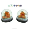 halloween pumpkin theme snow ball globe water resin