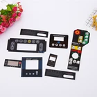 Smooth PVC transparent display window paste film drum membrane switch keyboard