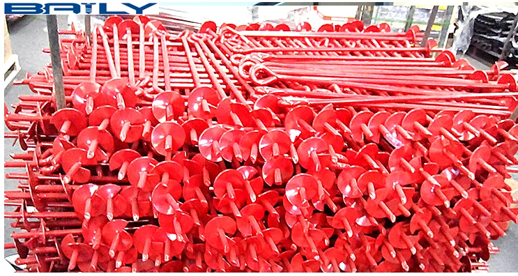 Good price factory supply powder coated screw earth anchor for fence Oceania Markets