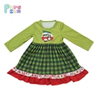 Christmas baby girl remake boutique dress wholesale children girls dresses