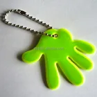 customized reflective pvc keychain promotion keychain